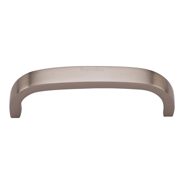 C1800 89-SN • 097 x 089 x 32mm • Satin Nickel • Heritage Brass Flat D Pattern Cabinet Pull Handle